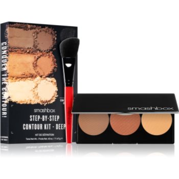 Smashbox Step By Step Contour Kit Patela pentru conturul fetei cu pensula - imagine 2